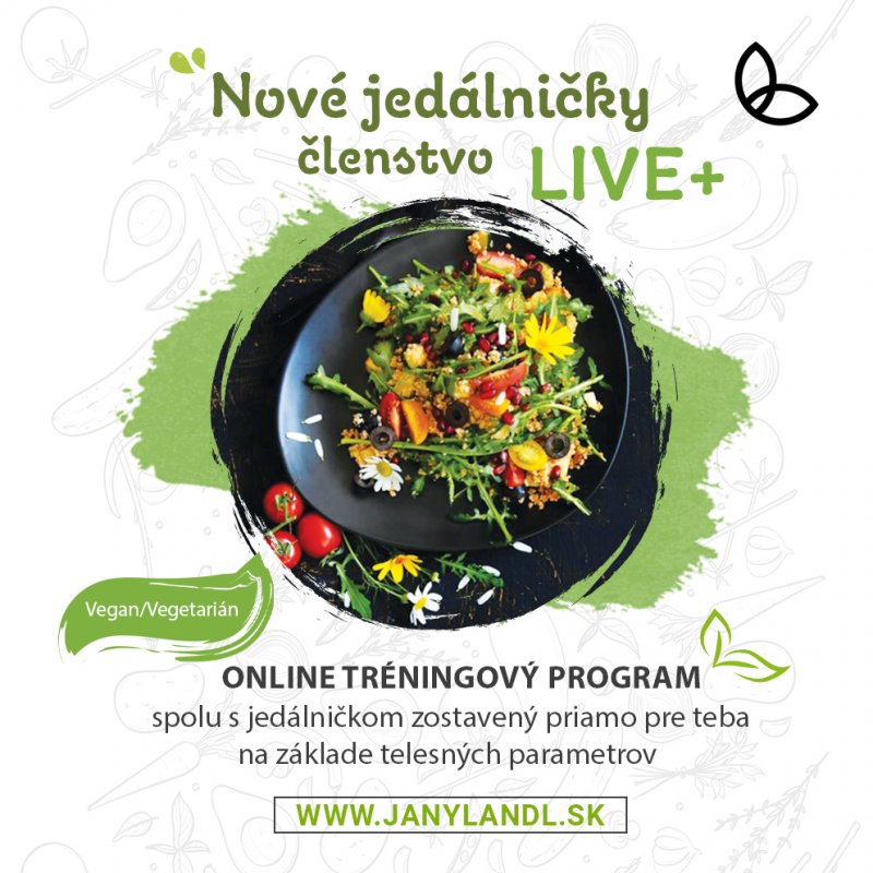 Nové jedálničky LIVE+