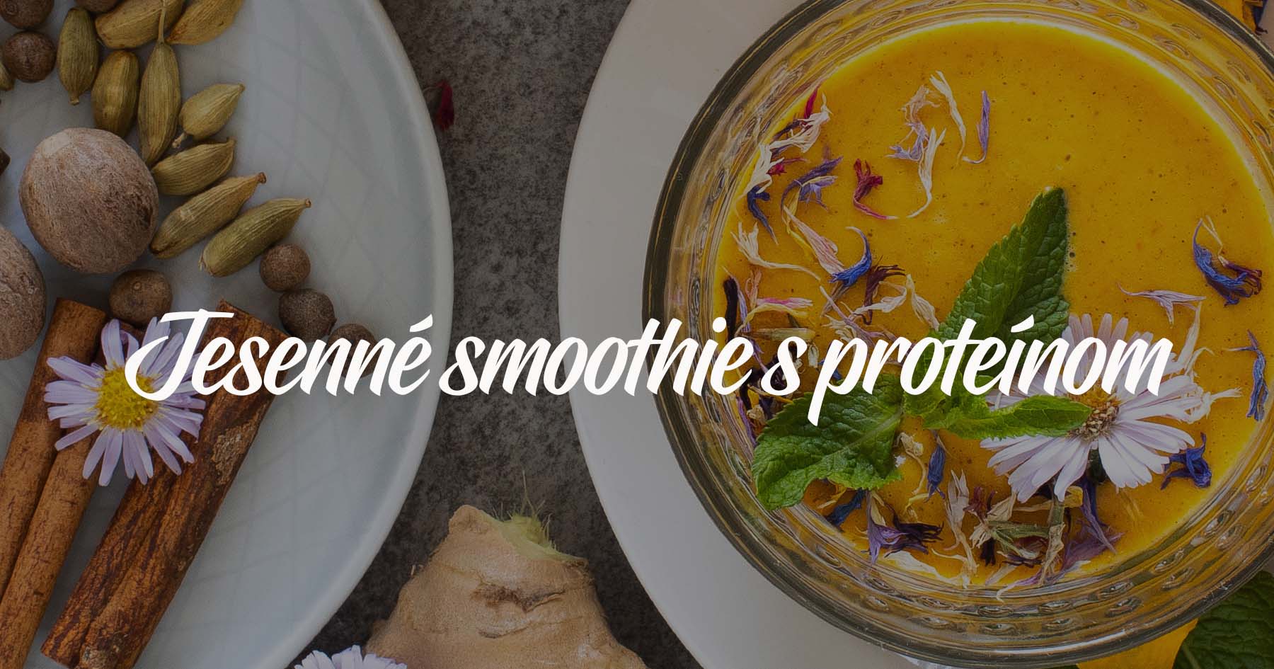 Jesenné smoothie s proteínom